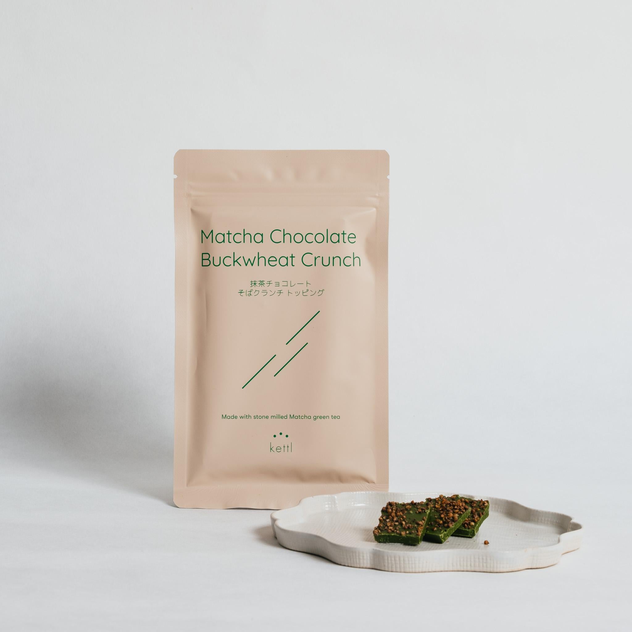 Matcha Chocolate with Roasted Soba Crunch - 6 Pack