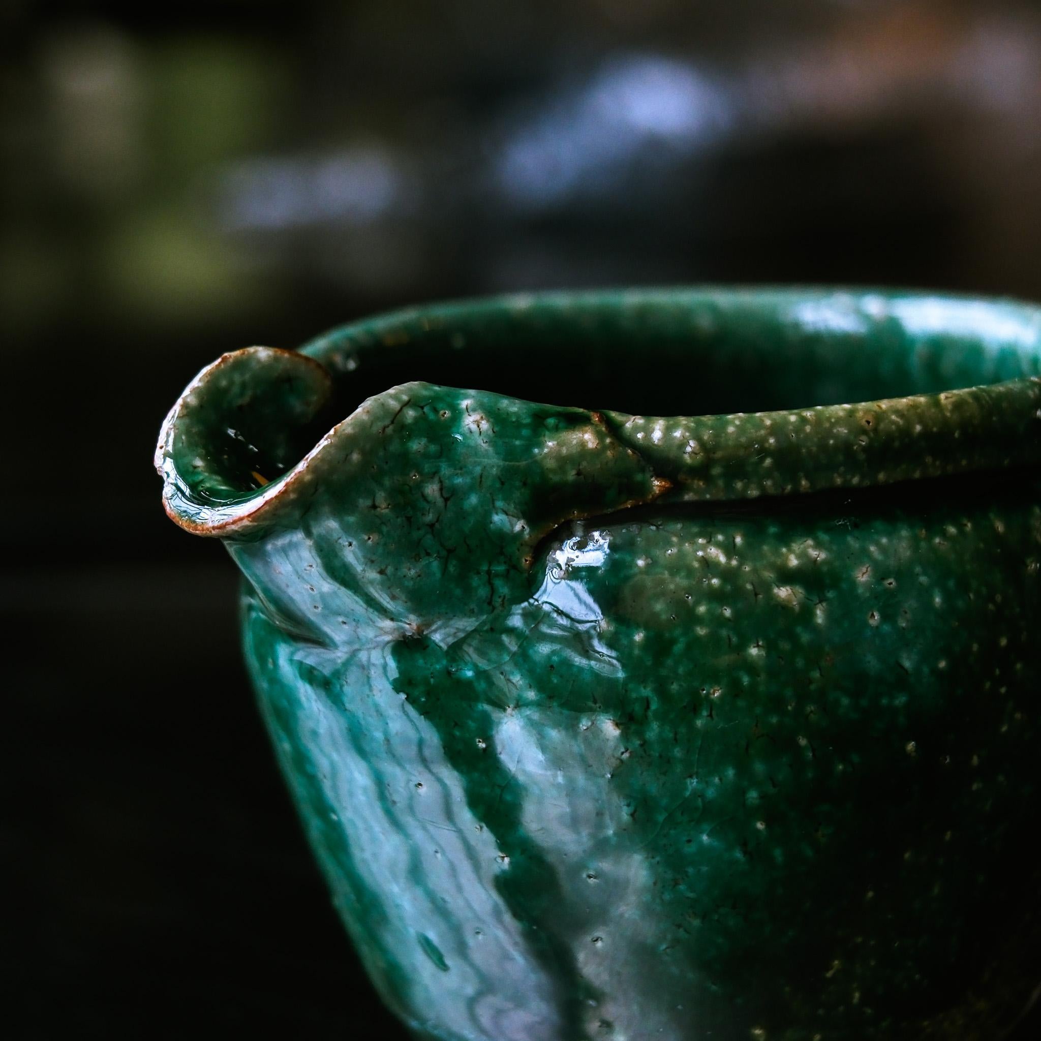 Asahikawa Tea Pitcher (Green) - Kazuhiko Kudō