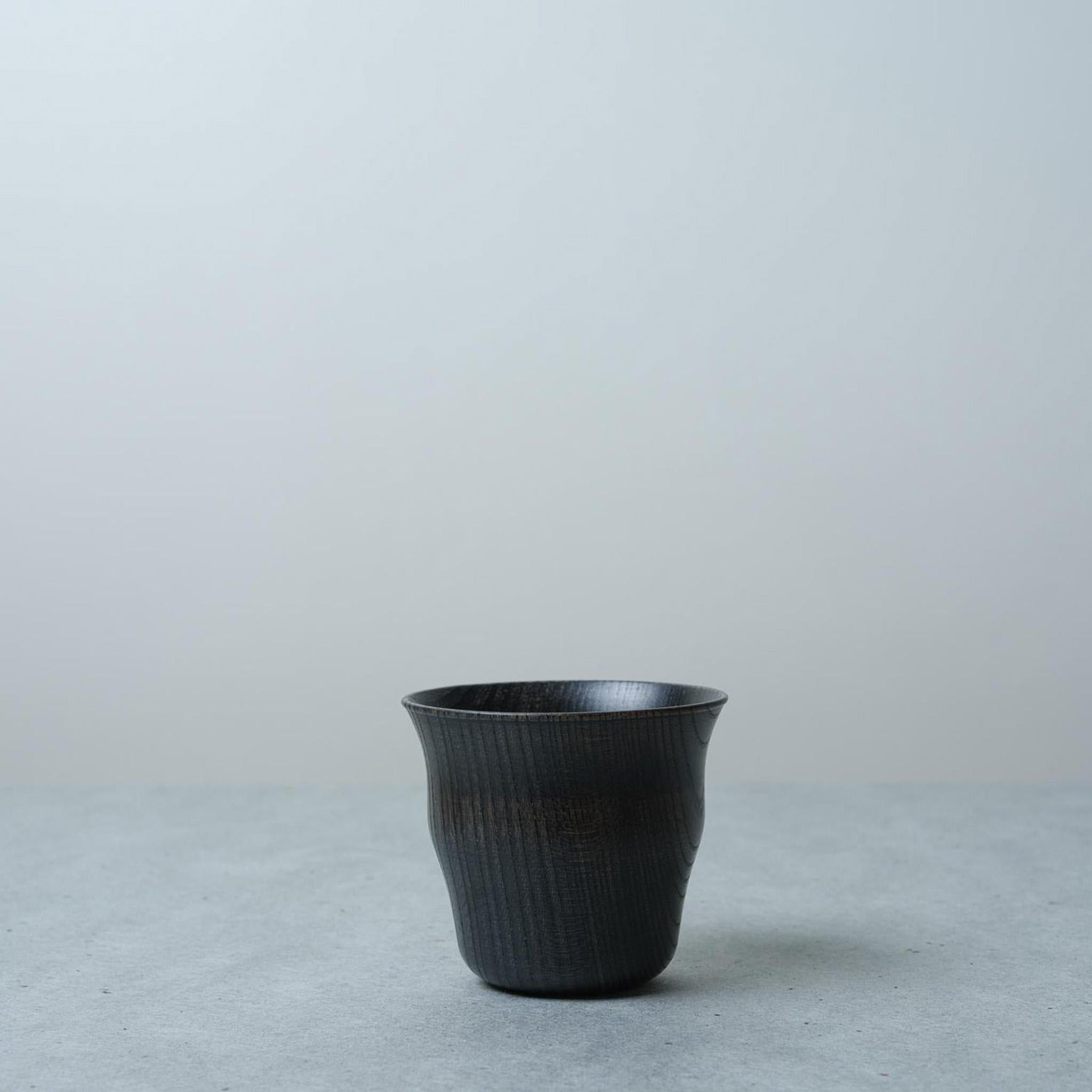 Hashikko Cup Asanami - Keyaki - Black