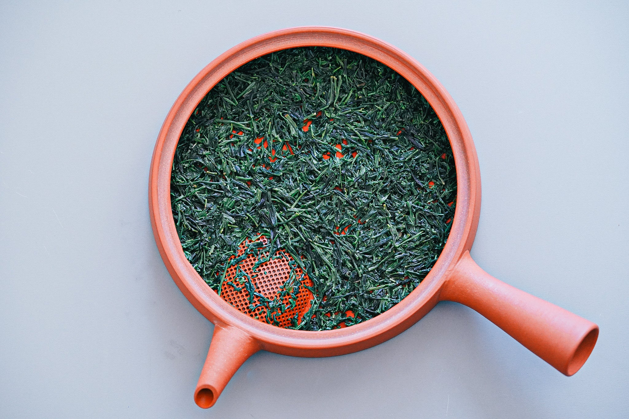 Traditional Japanese tea served in handcrafted teaware
